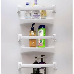 RV Shower Corner Storage Bars 3 NIP